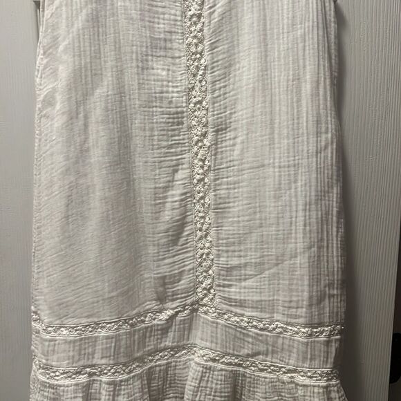 Small Linen Dress - White Michael Stars Dress - Picture 2 of 5